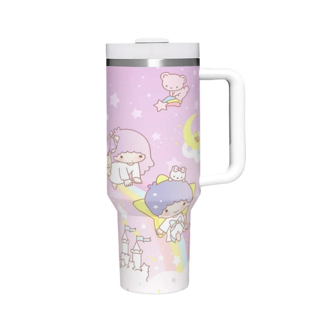 Sanrio Hello Kitty Tumbler, 40oz, Stainless Steel, Pink, Base View