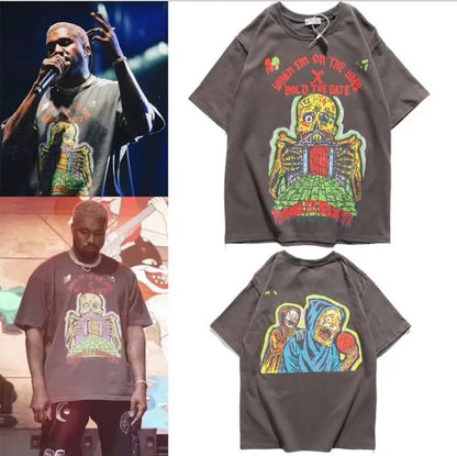 Graffiti Print Kanye West Hoodie Sweatshirt