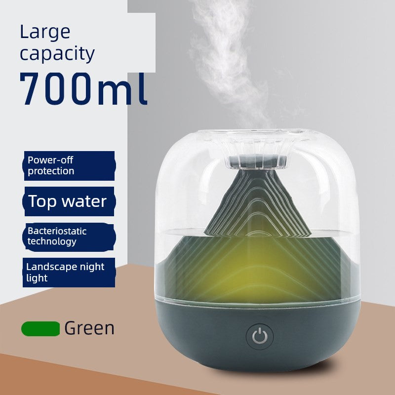 Mujie Silent Ultrasonic Humidifier, White - Control Panel Close-up