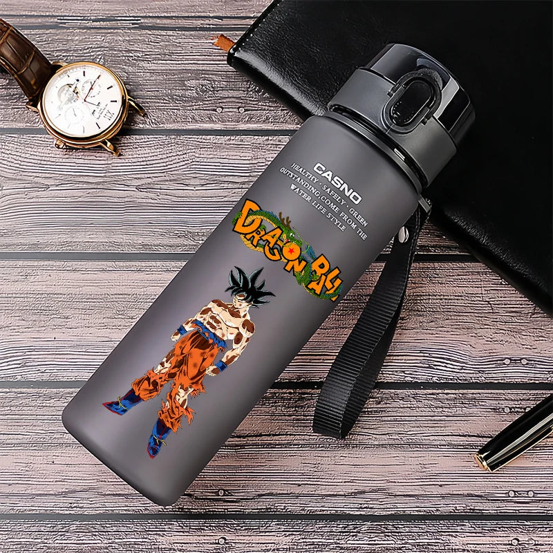 Engraving Dragon Ball Son Goku Vegeta IV Water Cup Anti-drop High Temperature Resistant Student Food Grade Plastic Cup Male Gift