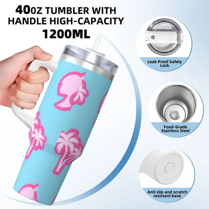 Barbie Travel Mug, 40oz, Hot & Cold Drinks