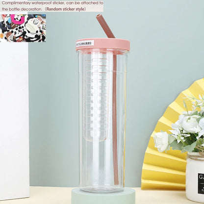 [Color] 700ml Infuser Bottle - Perfect for Sports, Leakproof