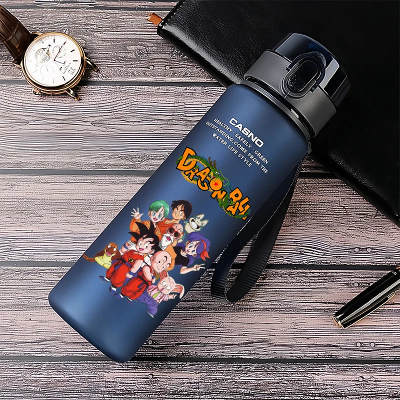 Engraving Dragon Ball Son Goku Vegeta IV Water Cup Anti-drop High Temperature Resistant Student Food Grade Plastic Cup Male Gift