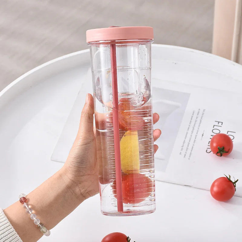 Hydration Bottle 700ml - [Color], With Straw & Tea Infuser