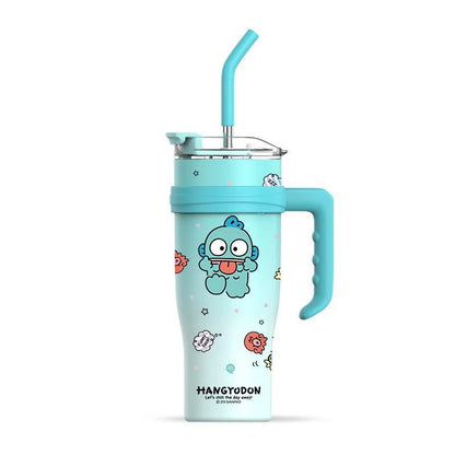 Sanrio Water Bottle 1200ml, Cute Hello Kitty Kuromi Cinnamoroll Melody Stainless Steel Insulated Tumbler with Straw, Gift Idea, Stanley Tumbler Style