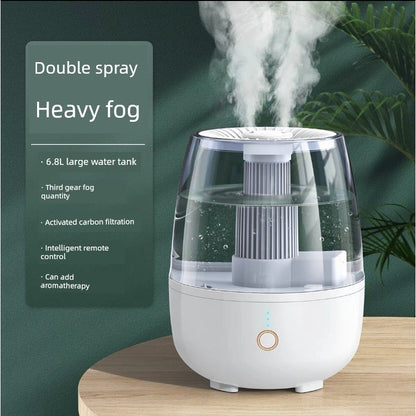 Mujie Humidifier with Night Light - Soft Blue Glow in Baby Room