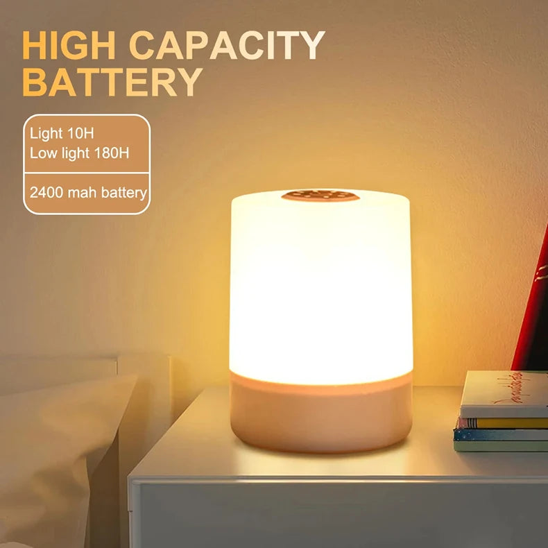 Touch lamp, Valentine's present, adjustable brightness, warm white.