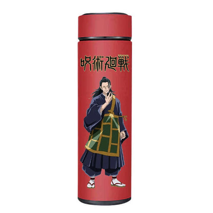 Stainless steel Jujutsu Kaisen thermos, 500ml, featuring Itadori