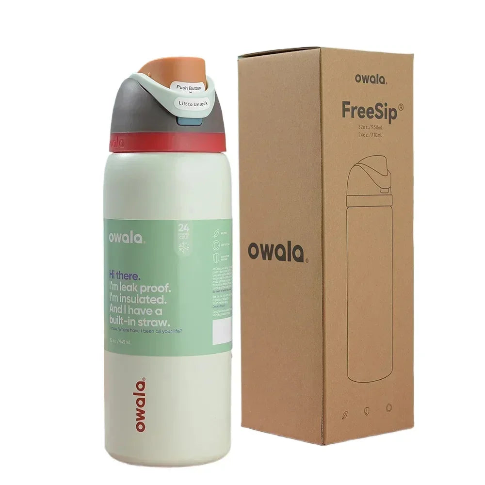 Owala Tumbler: 40 oz Stainless Steel Vacuum Insulated Water Bottle, Perfect for Outdoor Adventures