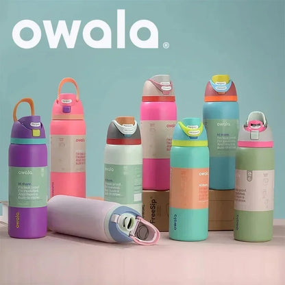 Owala Tumbler in various sizes and colors.