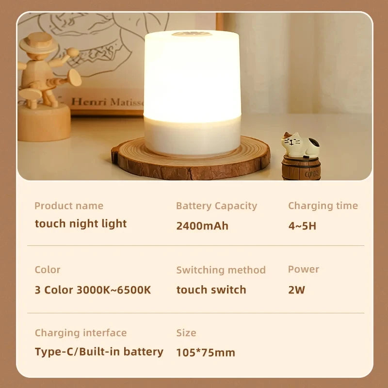 Night light gift, 3 dimming modes, perfect for Valentine's Day.