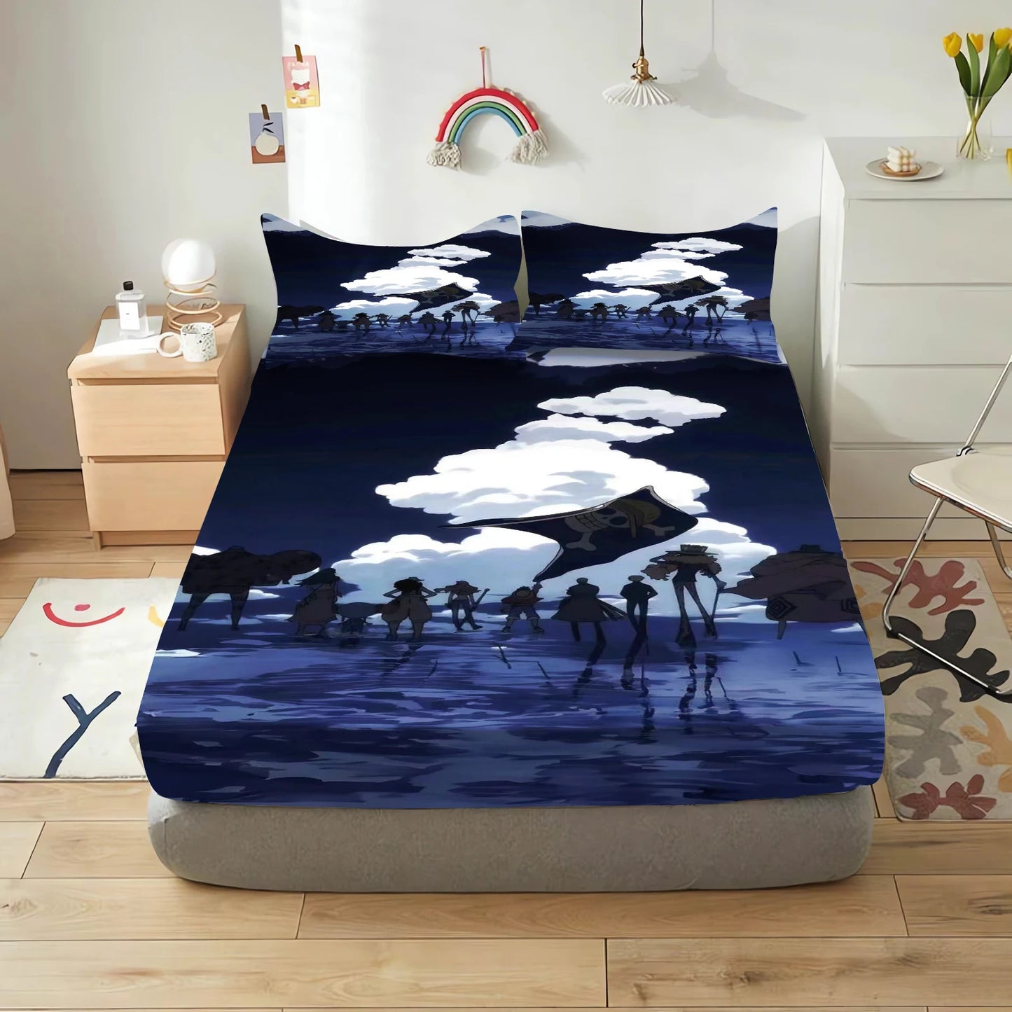 Monkey D Luffy Bed Sheet Pattern Detail