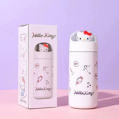 My Melody design on a 350ml Hello Kitty stainless steel thermos bottle.