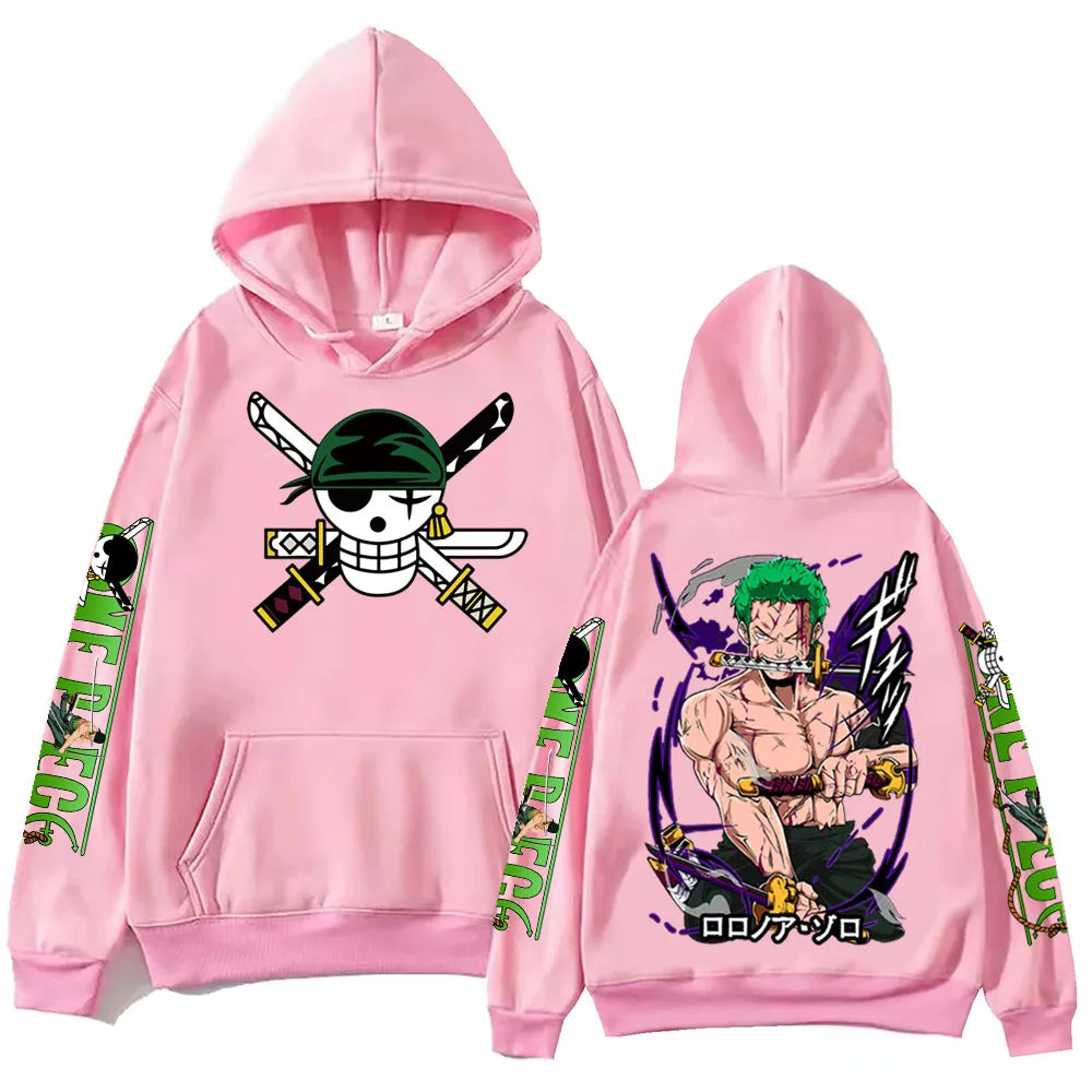 Men's Fleece Zoro Hoodie - Close-up of Fabric