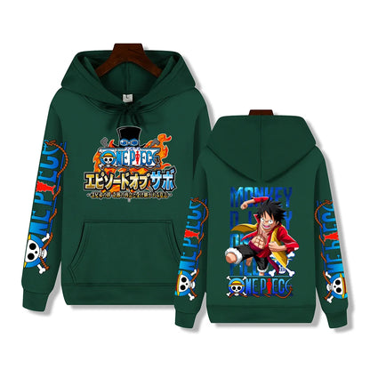 Agile Luffy Hoodie - Sleeve Detail