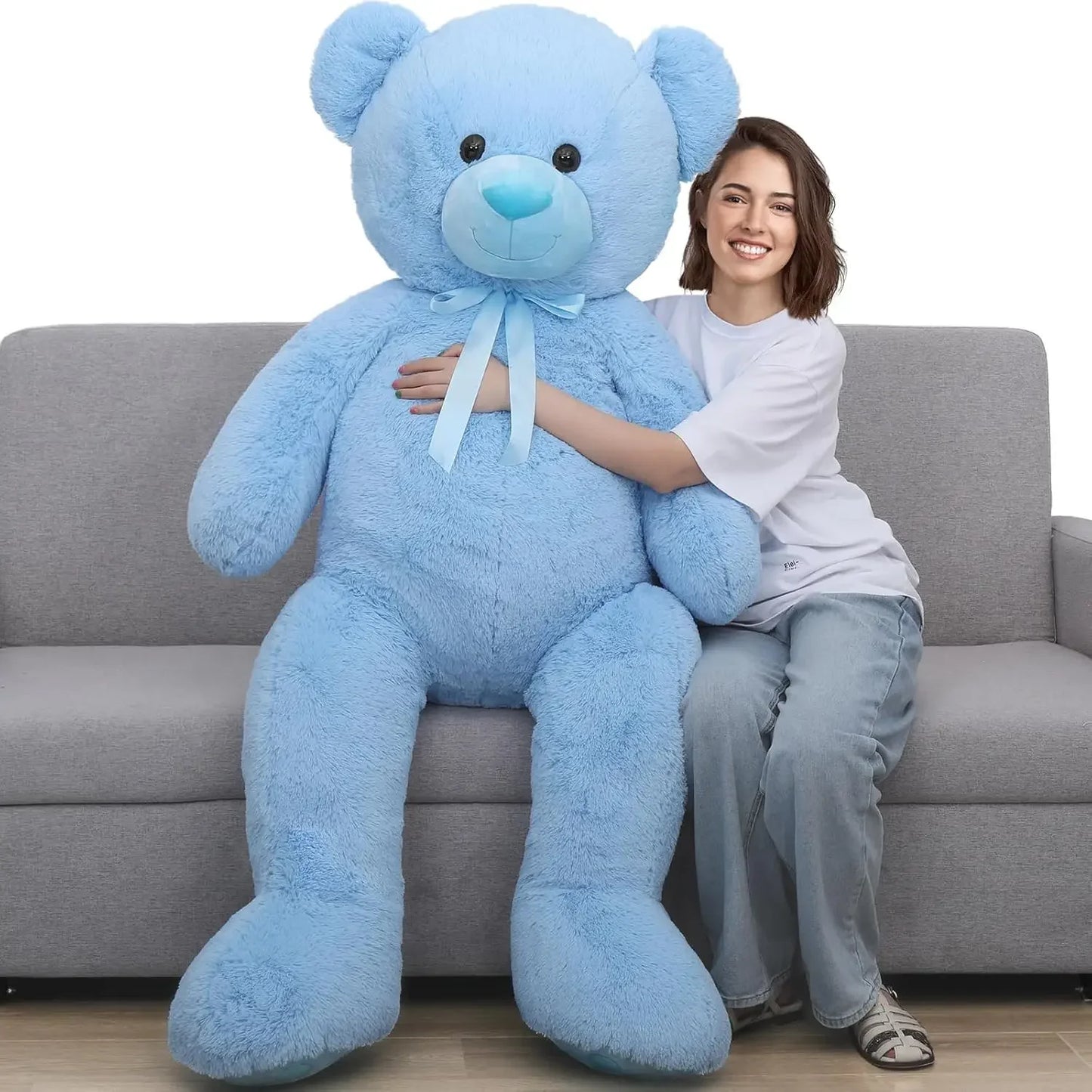 MorisMos Giant 5 ft Teddy Bear - Soft Plush Toy for Valentine's Day