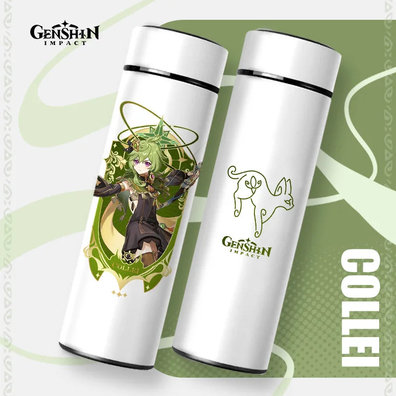 Genshin Impact Thermos Bottle 4 Characters Design