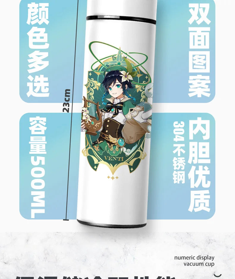 Zhongli Genshin Impact Thermos Bottle