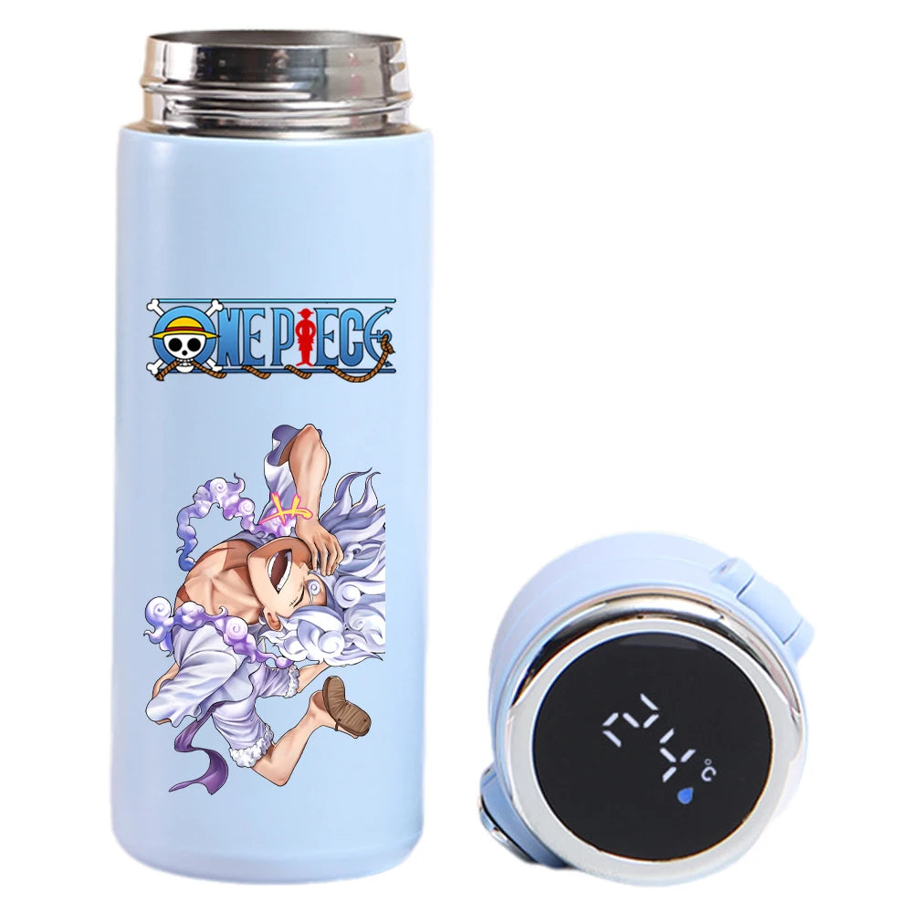 Luffy, Uta, Yamato One Piece thermos, digital temperature feature.