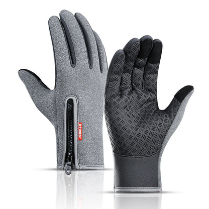 Touchscreen gloves: showcasing flexibility and warmth.