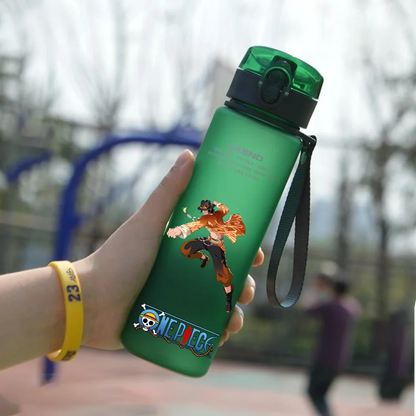 One Piece 560ml water bottle, Luffy & Nami design