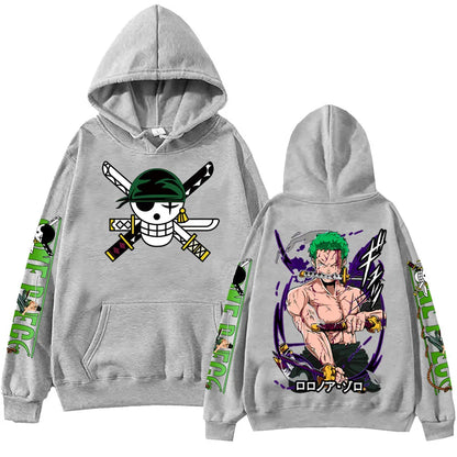 One Piece Zoro Hoodie - Detail of Graphic