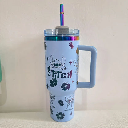 Disney Stitch 40OZ Stainless Steel Insulated Cup 304 Stainless Steel Insulated Vacuum Insulated Car Cup Sports Outdoor Travel