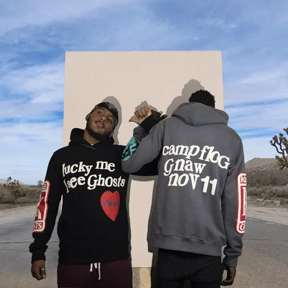 Lucky Me I See Ghosts Hoodie Size Chart