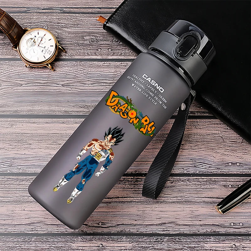 Engraving Dragon Ball Son Goku Vegeta IV Water Cup Anti-drop High Temperature Resistant Student Food Grade Plastic Cup Male Gift