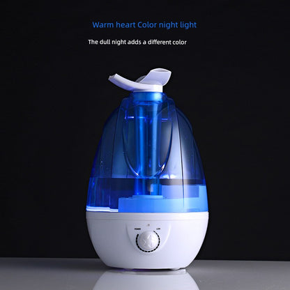 Crystal Air Design Humidifier in Home Setting, 3.5L Water Tank Capacity (White)