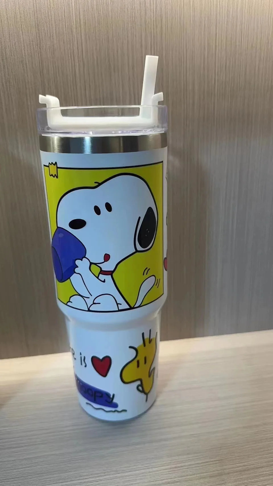 Sanrio 900ml thermos, Kuromi & Cinnamoroll design, 304 stainless steel.