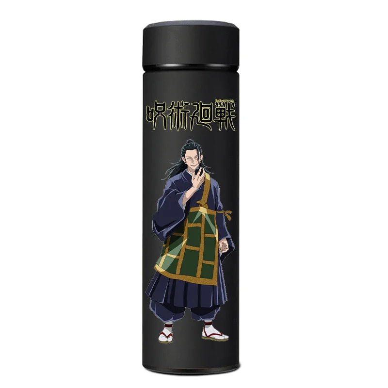 Jujutsu Kaisen 500ml thermos, stainless steel, character group design.