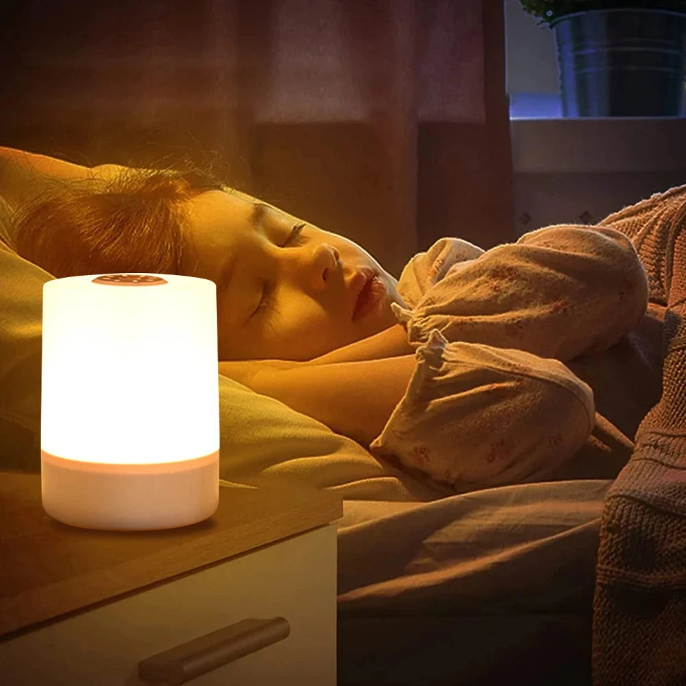 Touch night lamp, warm light mode, Valentine's gift idea.