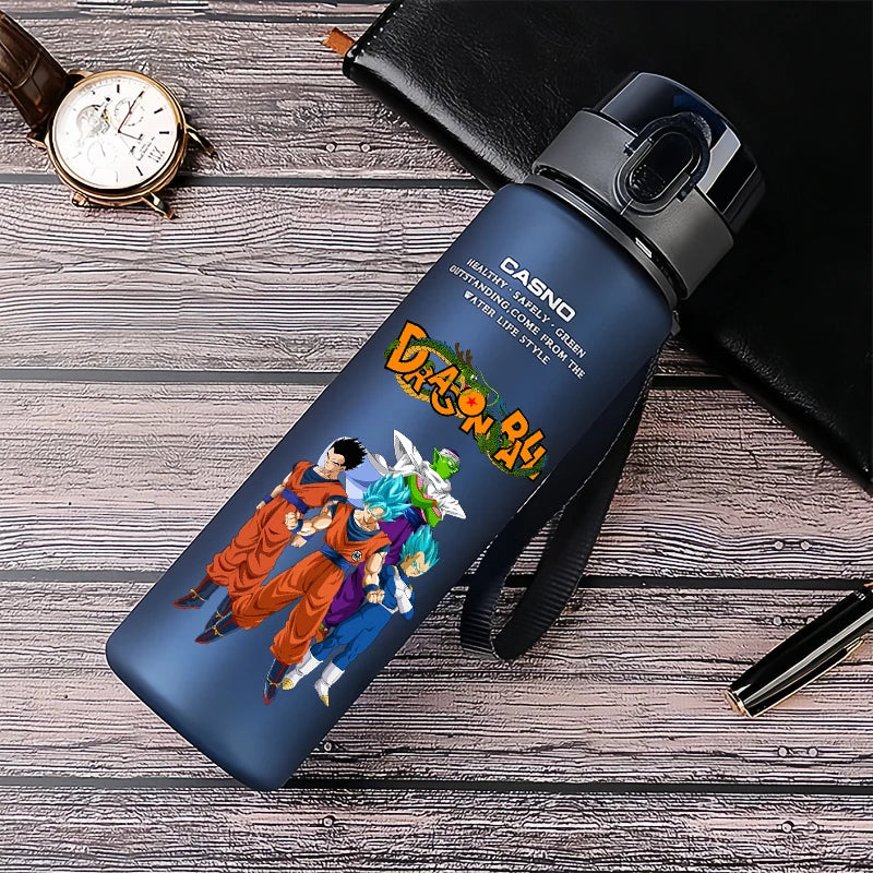 Engraving Dragon Ball Son Goku Vegeta IV Water Cup Anti-drop High Temperature Resistant Student Food Grade Plastic Cup Male Gift