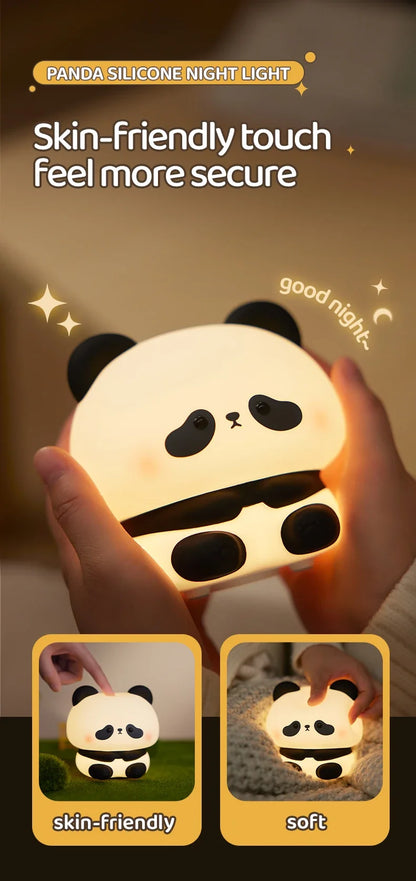 Panda Night Light - gentle lighting, ideal for sleep.