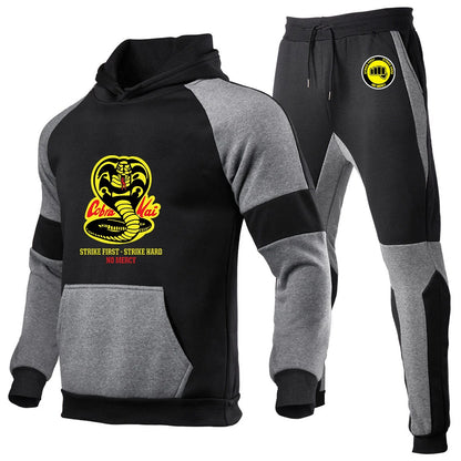 Cobra Kai Logo on Tracksuit Sleeve