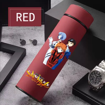 Anime EVA Ayanami Rei 500 ML Thermos Mug High-capacity 304 Stainless Steel Water Cup Travel Water Bottle Kawaii Cups Kids Gifts