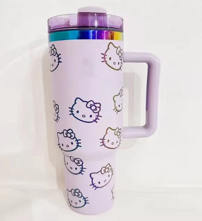 Hello Kitty 40oz Tumbler with Christmas 2024 Design, Back View