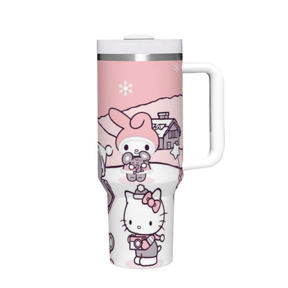 Cinnamoroll Sanrio Tumbler, 40oz, Stainless Steel, with Handle