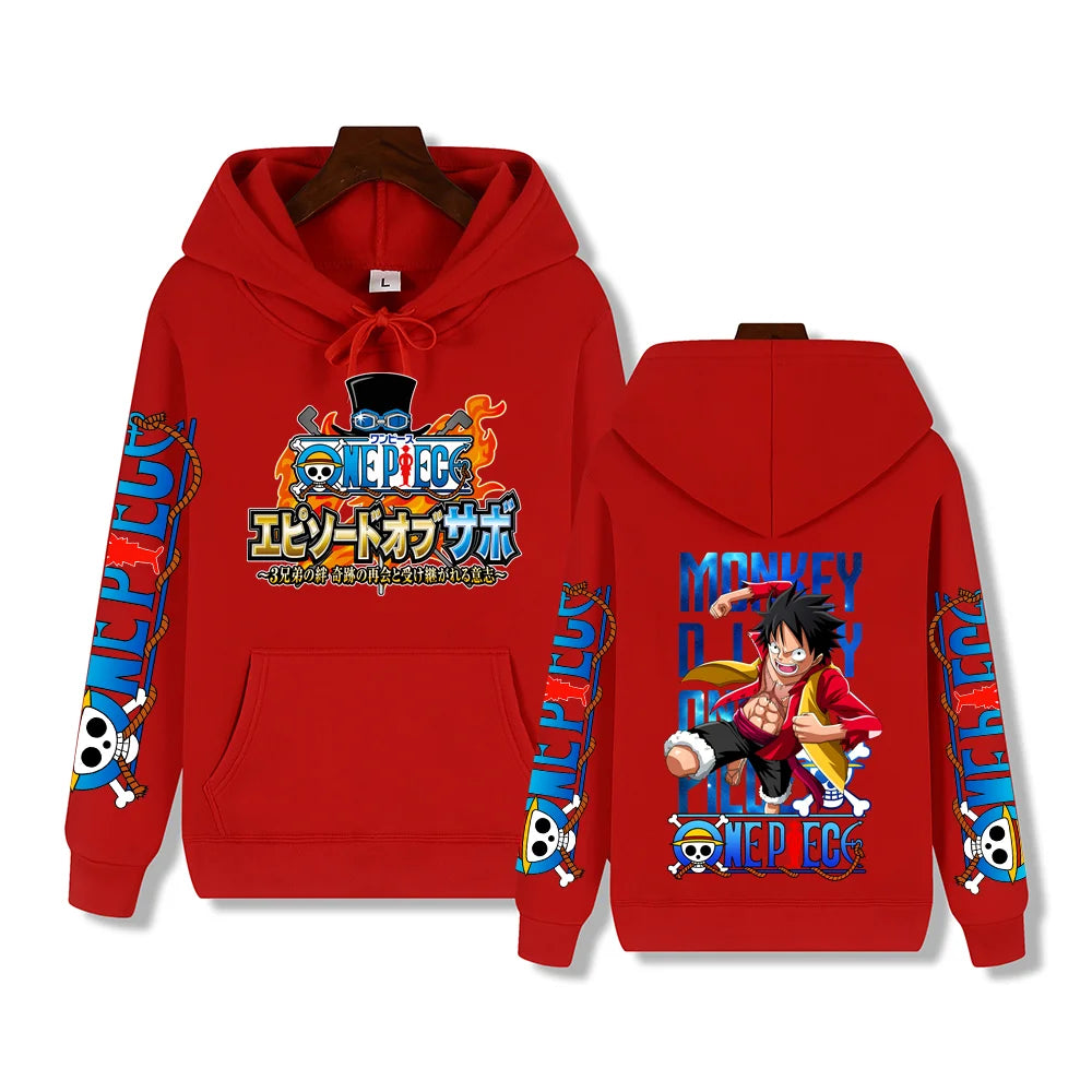 Luffy Hoodie - Back Design