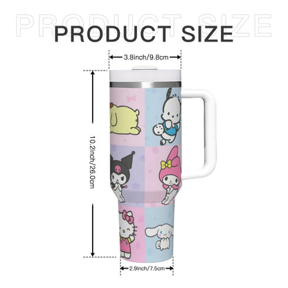 My Melody 40oz Insulated Tumbler, Sanrio Characters, Leak-Proof