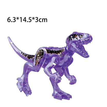 Minecraft Jurassic Raptor Dinosaur Building Block Figure, Lego compatible.