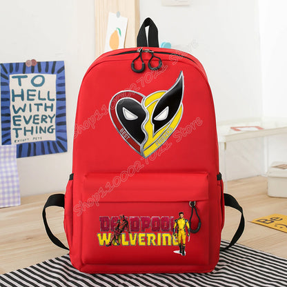 Deadpool Wolverine Backpack - Back Panel & Straps