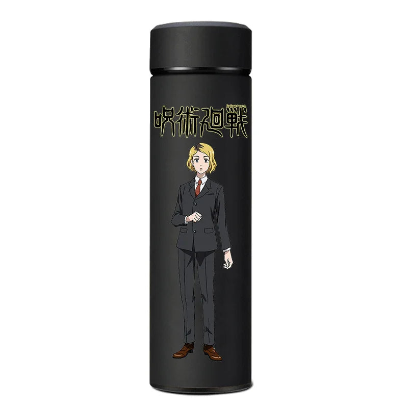 Stainless steel Jujutsu Kaisen thermos, 500ml, featuring Itadori