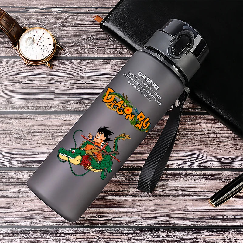 Engraving Dragon Ball Son Goku Vegeta IV Water Cup Anti-drop High Temperature Resistant Student Food Grade Plastic Cup Male Gift