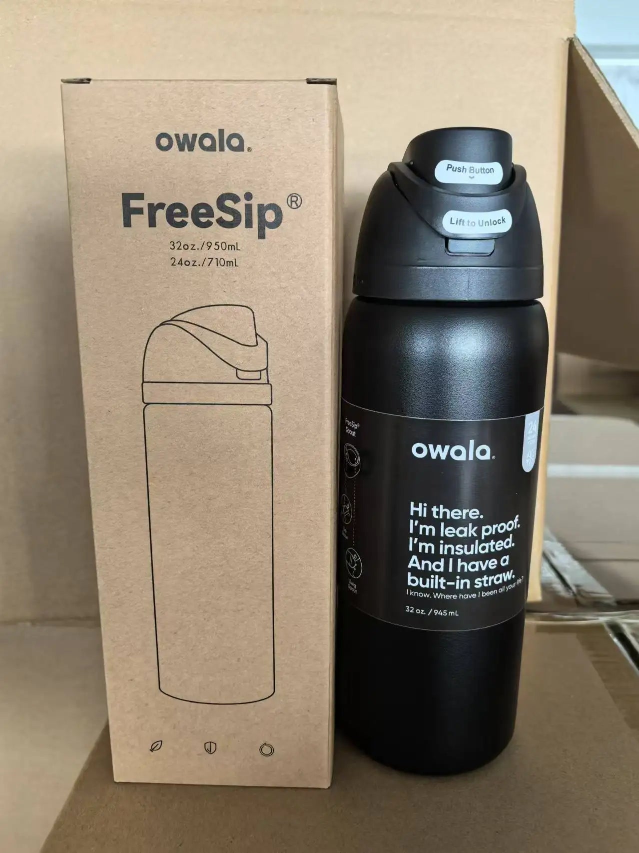 Owala Tumbler: 24/32oz Vacuum Insulated Stainless Steel Water Bottle - Perfect for Outdoor Sports