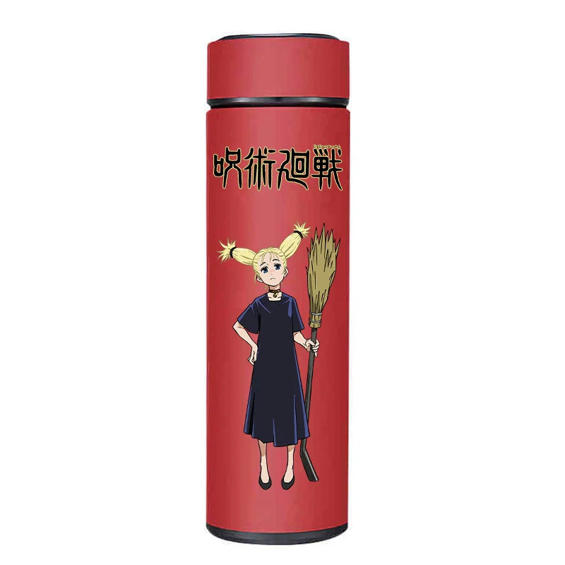 Jujutsu Kaisen thermos bottle, 500ml, stainless steel, anime characters