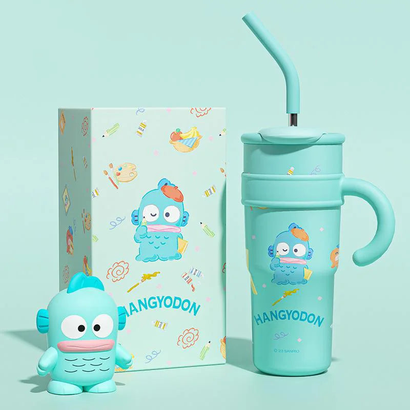 Sanrio Water Bottle 1200ml, Cute Hello Kitty Kuromi Cinnamoroll Melody Stainless Steel Insulated Tumbler with Straw, Gift Idea, Stanley Tumbler Style