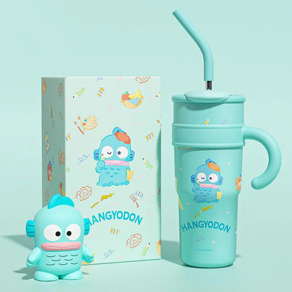 Sanrio Water Bottle 1200ml, Cute Hello Kitty Kuromi Cinnamoroll Melody Stainless Steel Insulated Tumbler with Straw, Gift Idea, Stanley Tumbler Style