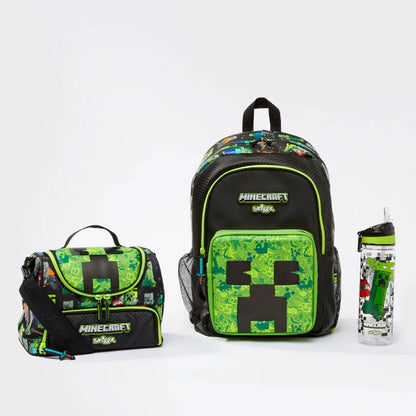 Insulated Minecraft Smiggle lunch bag with carrying handle